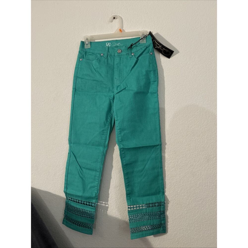 Diane Gillman Women’s Pants Turquoise Size 0 NWT